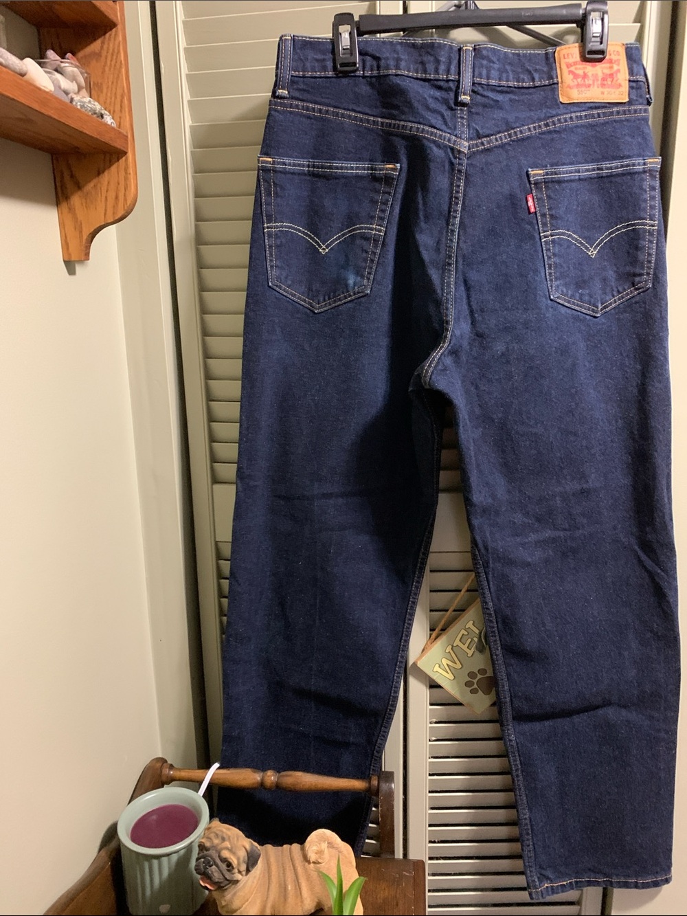 Levi's Men's Indigo Relaxed Straight-Leg Jeans NWOT